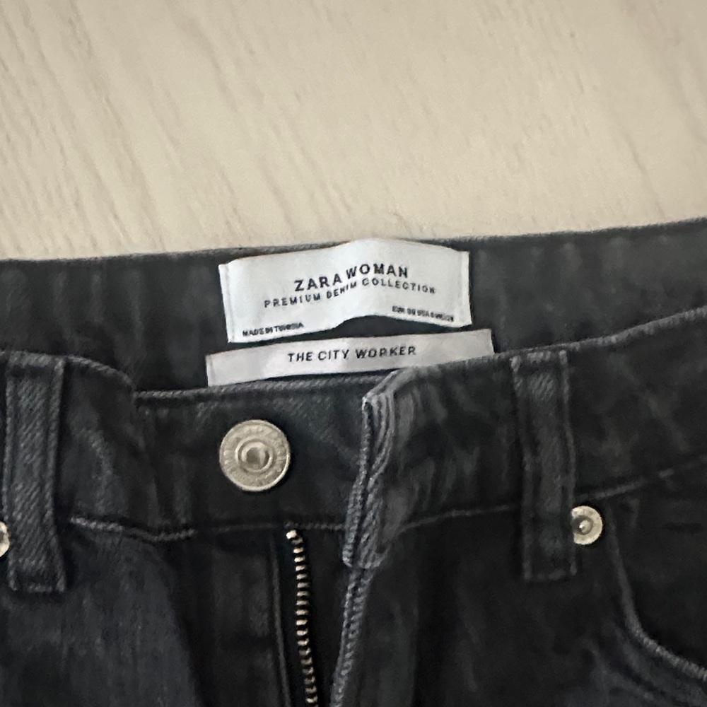 Zara Black Premium Denim Jeans